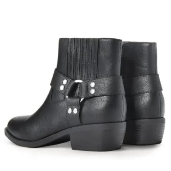 SUN + STONE Womens Westinn Harness Bootie Black Size 6M - G75 - Picture 2 of 4